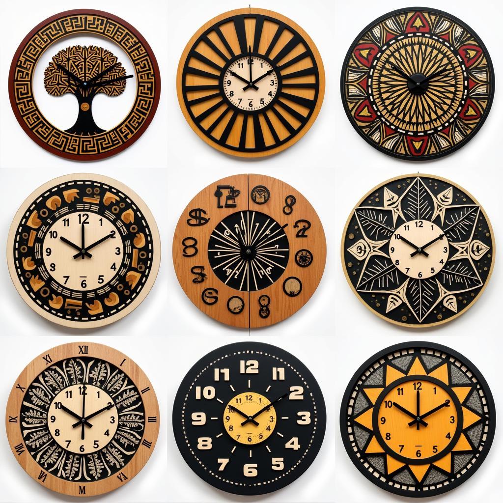 Modern African Clock Designs