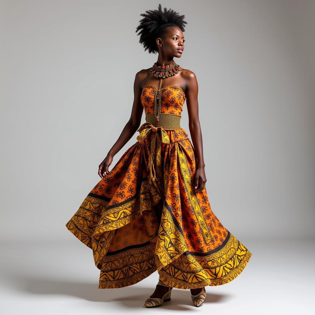 Modern African Dance Attire