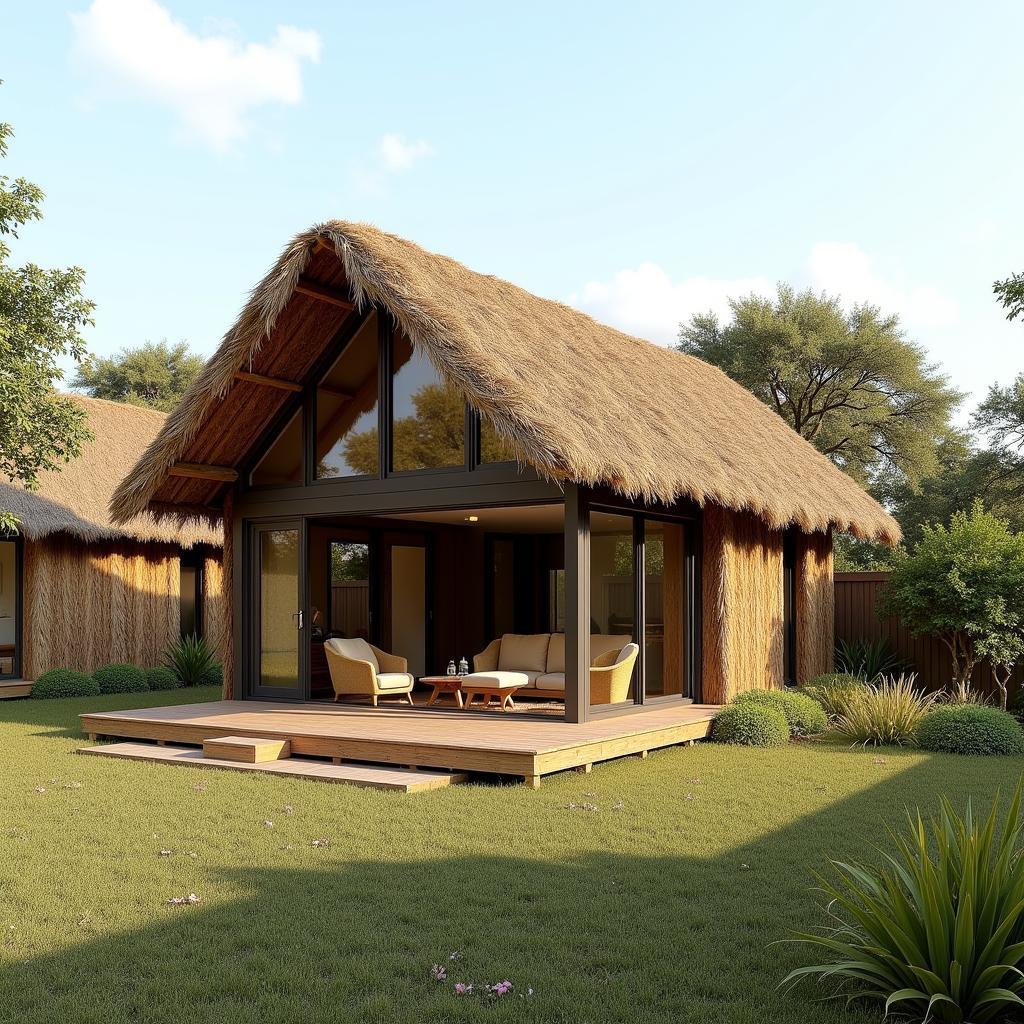 Modern African Grass House Design