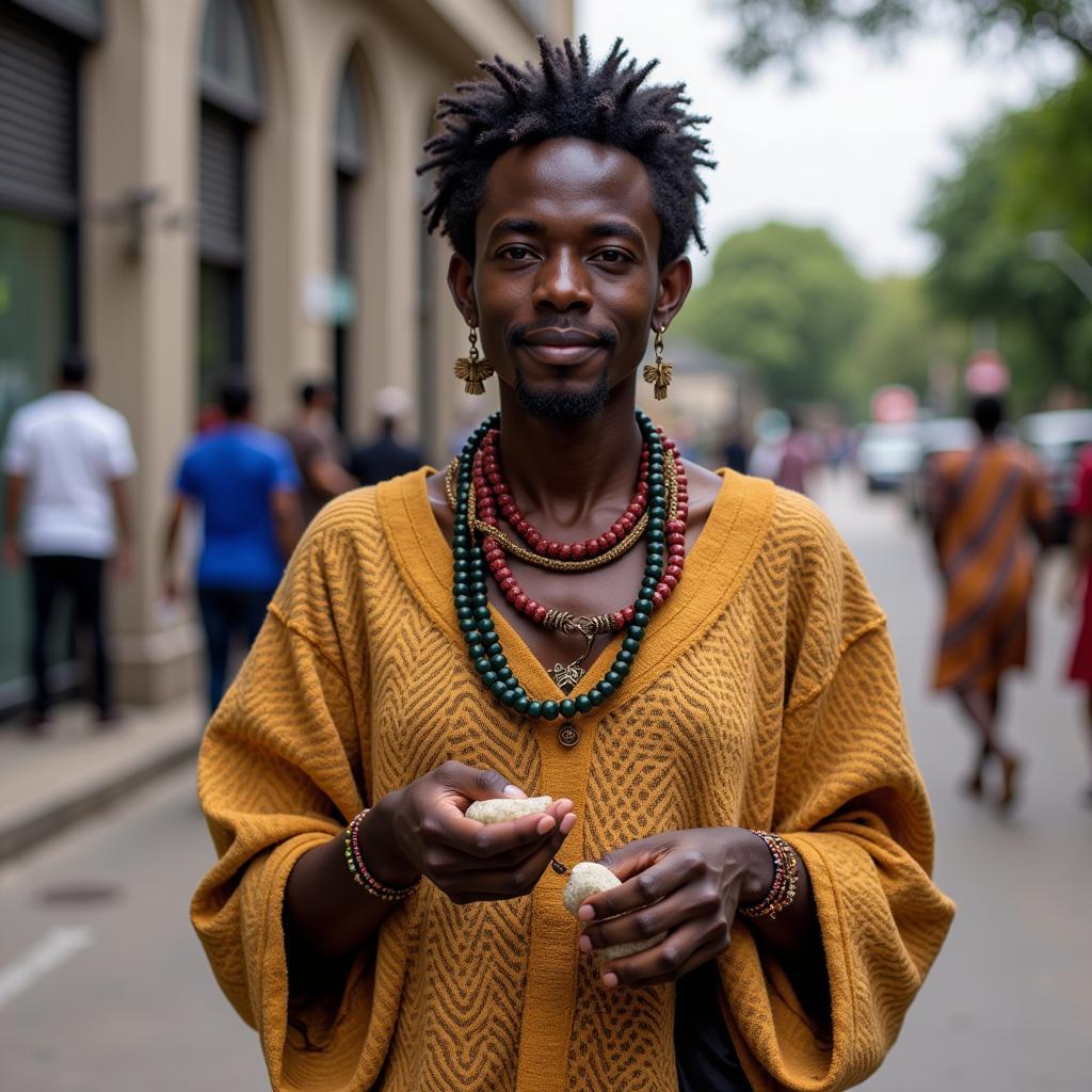 Modern African Juju Practitioner