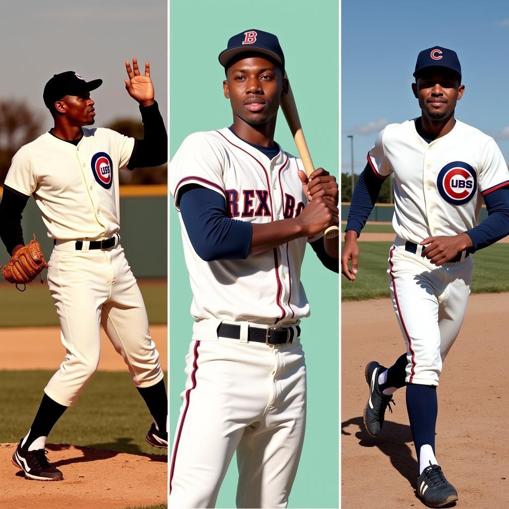 Negro League Stars - Satchel Paige, Josh Gibson, and Cool Papa Bell