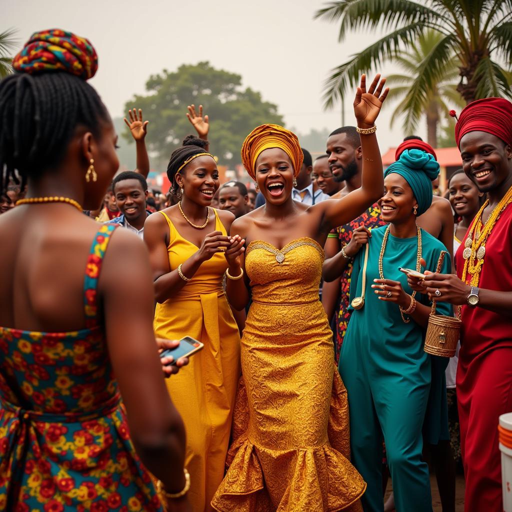 Nigerian Wedding Ceremony Celebration