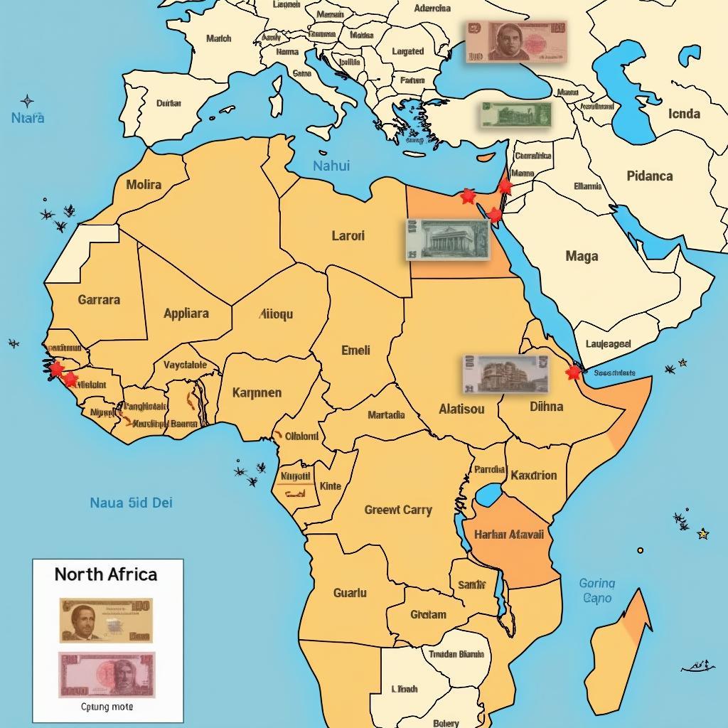 North African Countries, Capitals, and Currencies