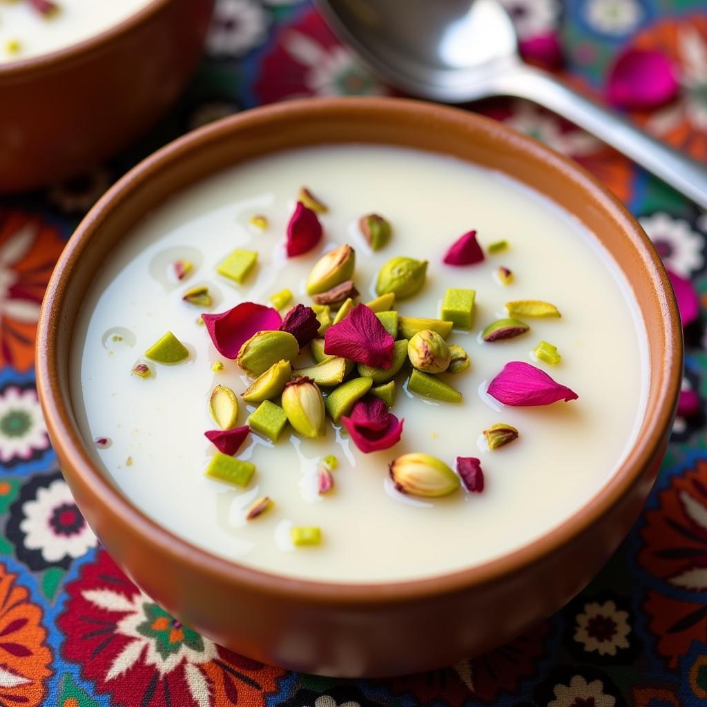 North African Mahalabia Dessert