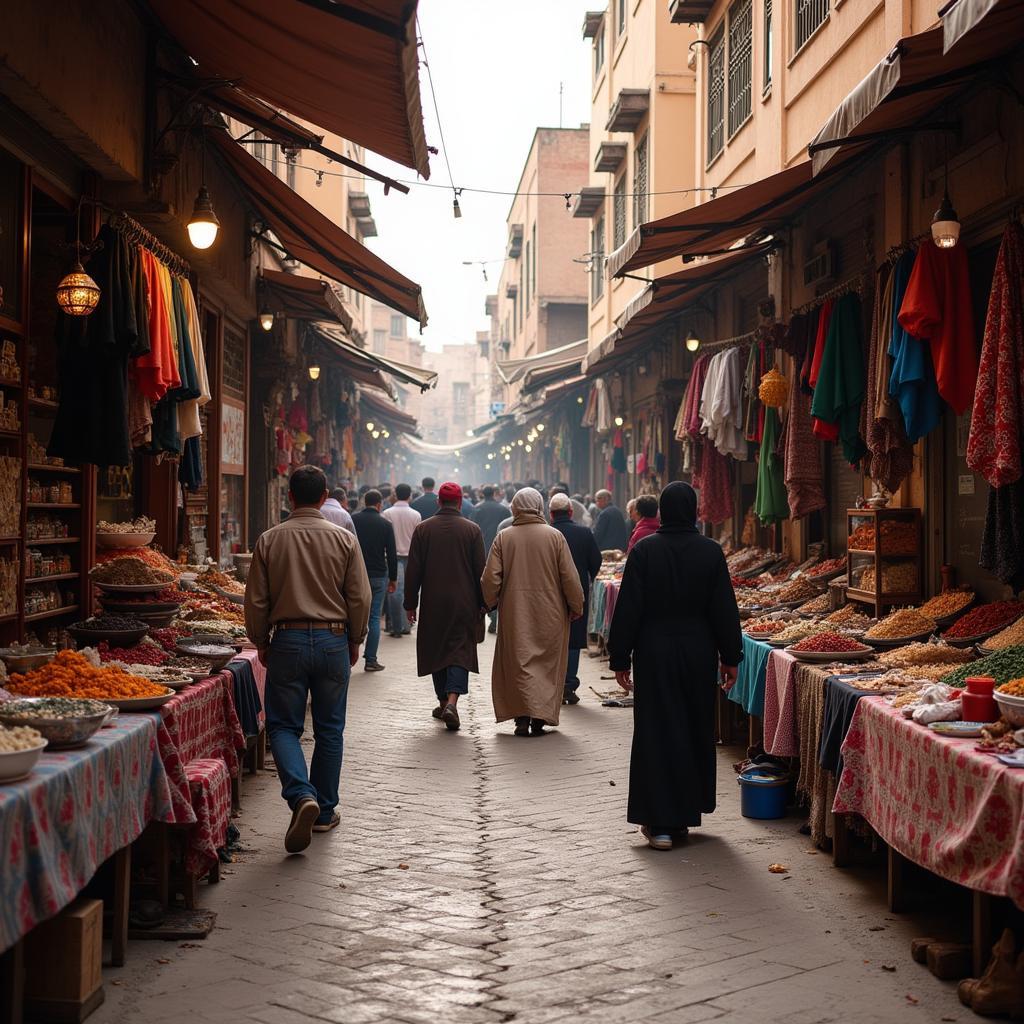 North African Markets as Hubs of Cultural Exchange