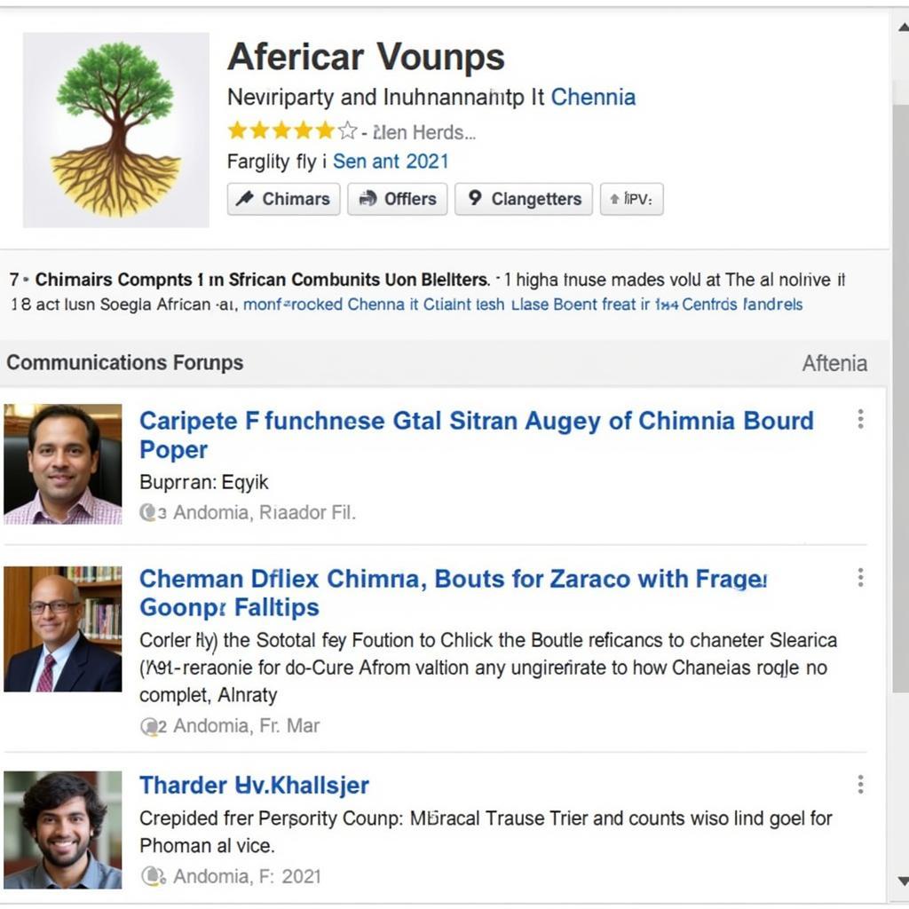 Online Platforms Connecting African Community in Chennai