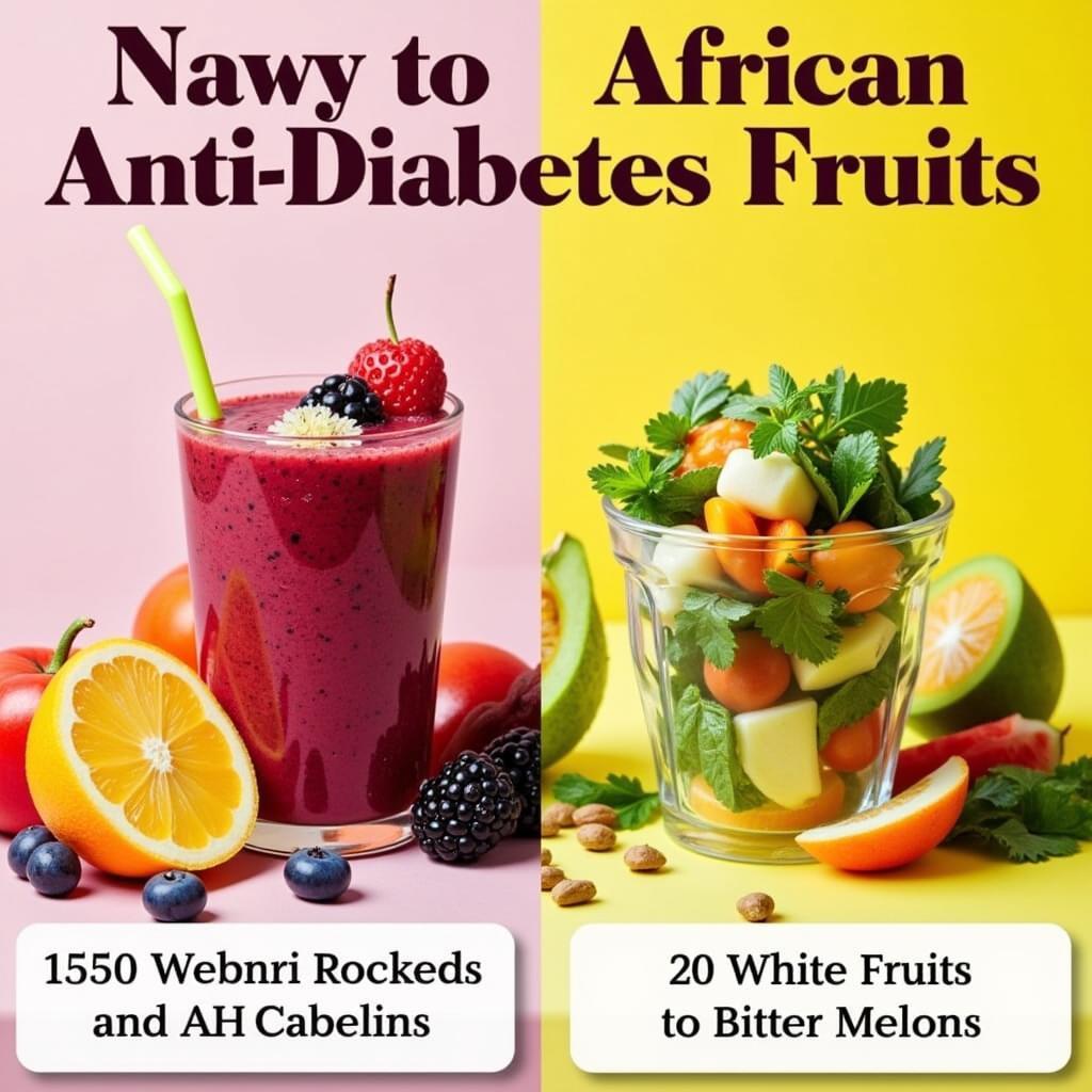 Preparing African Anti-Diabetes Fruits: Smoothie and Salad