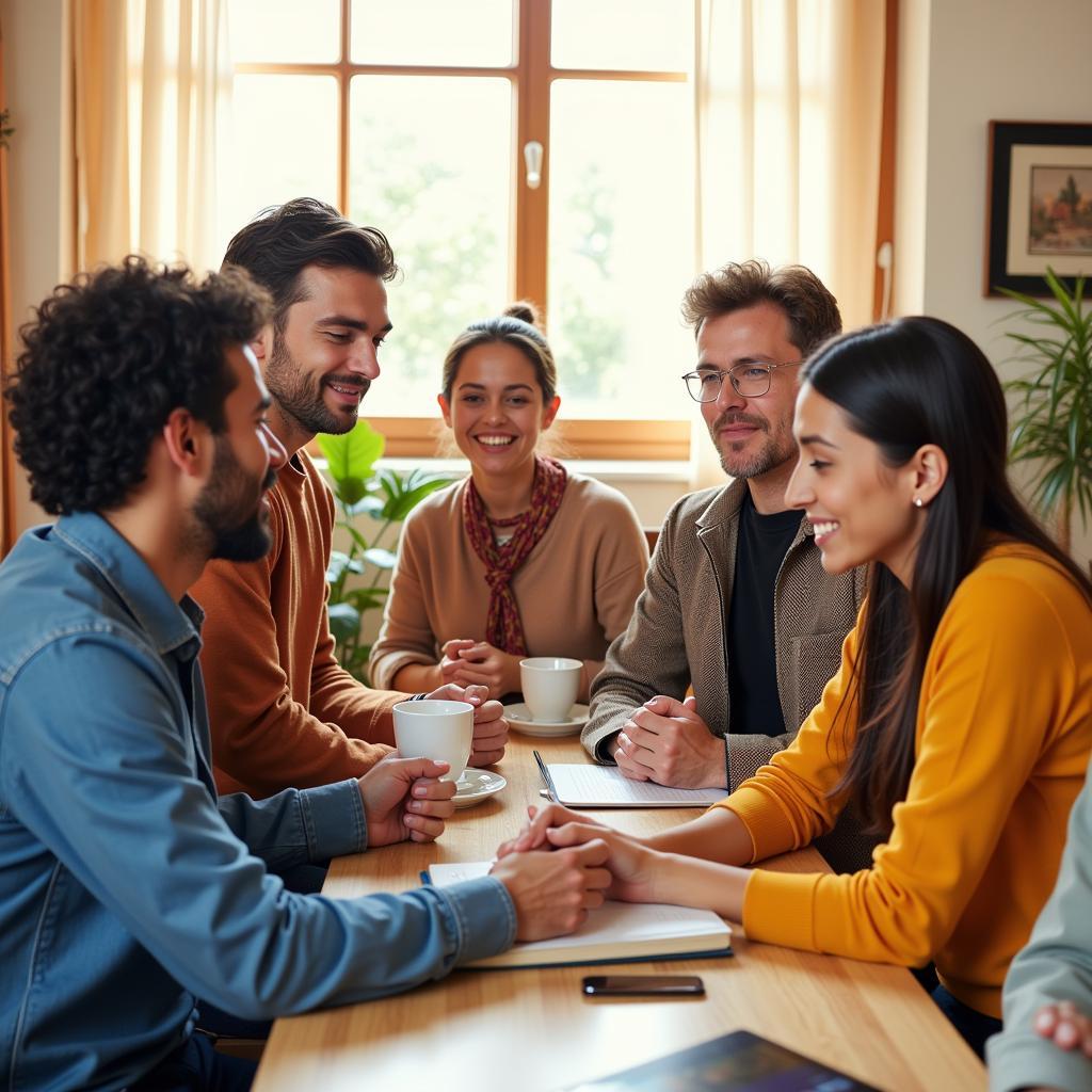 Respectful Cultural Exchange Between People of Different Backgrounds