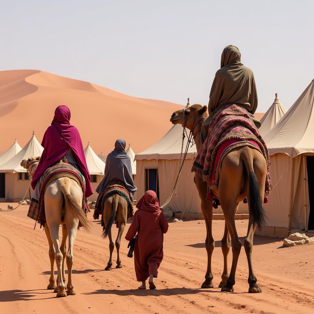 Saharan Nomadic Life and Cultural Adaptations