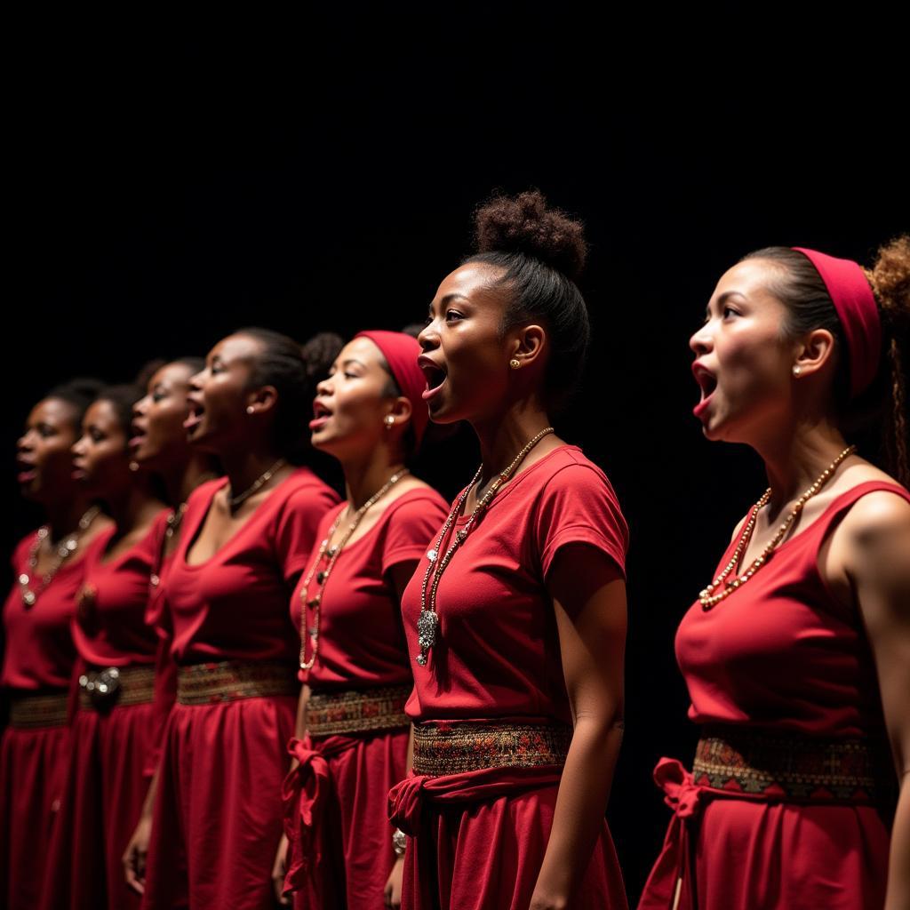 South African Isicathamiya Choir Performance