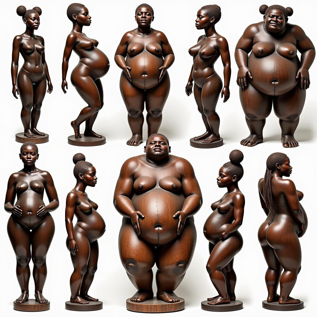 Traditional African Art Celebrating Body Diversity