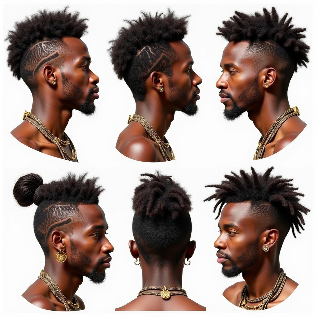 Traditional and Cultural African Men's Hairstyles