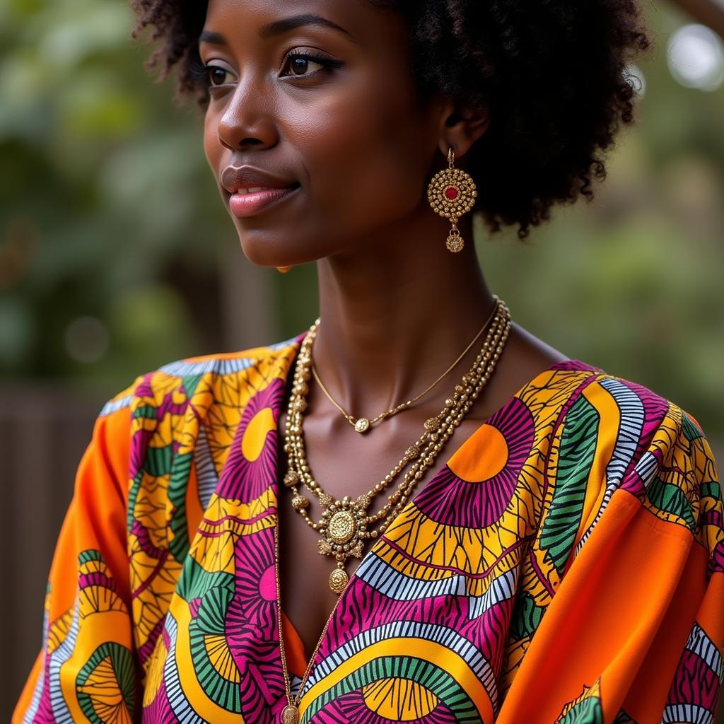 Vibrant Kente Cloth in Ghanaian Fashion