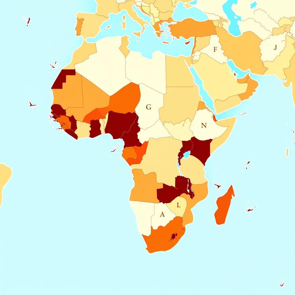 Visa-Free African Countries Map