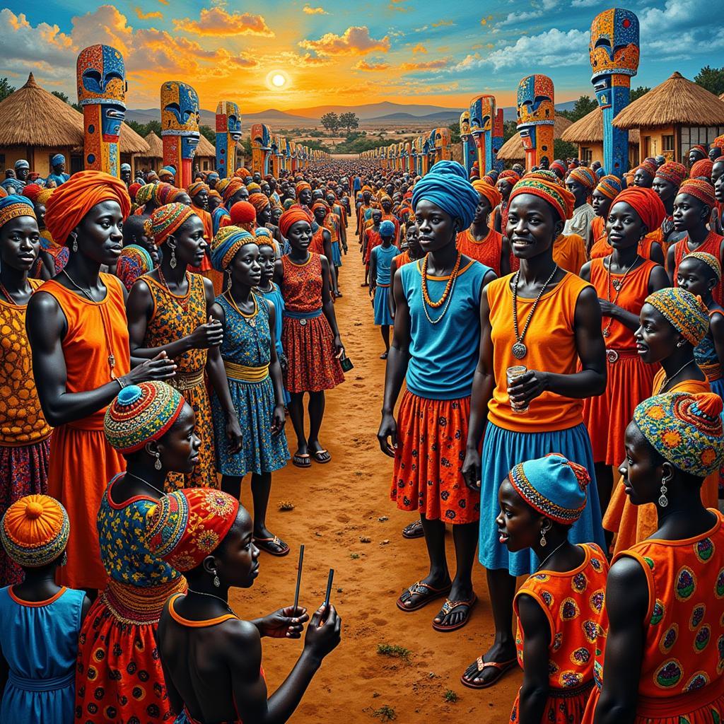 West African Art Paintings: Exploring Facts and Symbolism