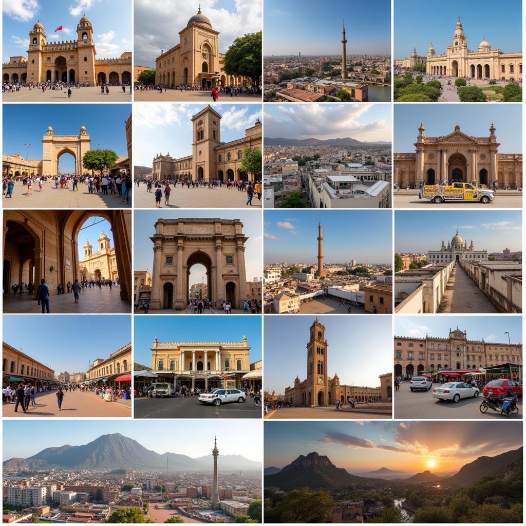 Diverse Cityscapes and Landmarks Across West Africa